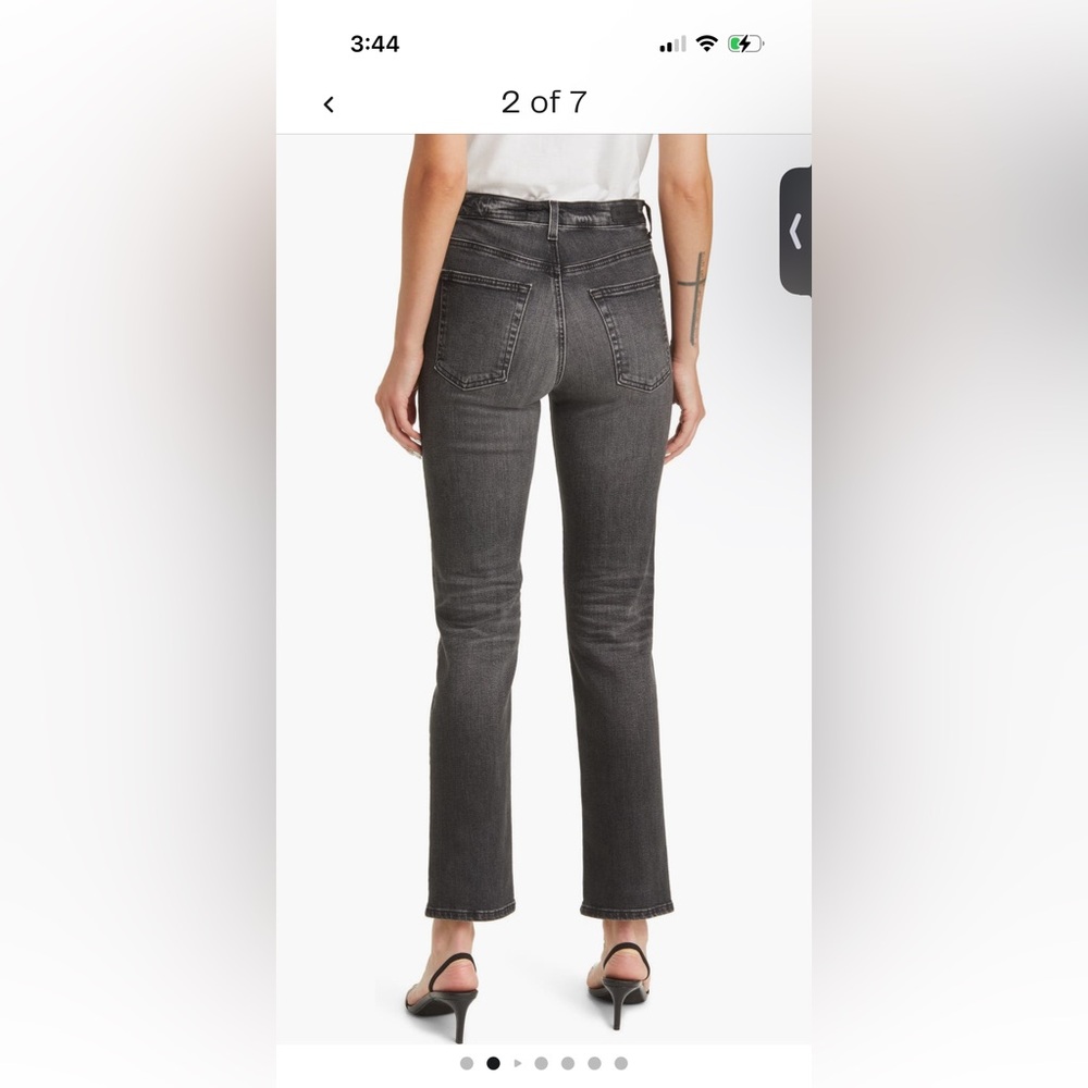 AG denim Saige straight leg jeans size 30 pristine condition.